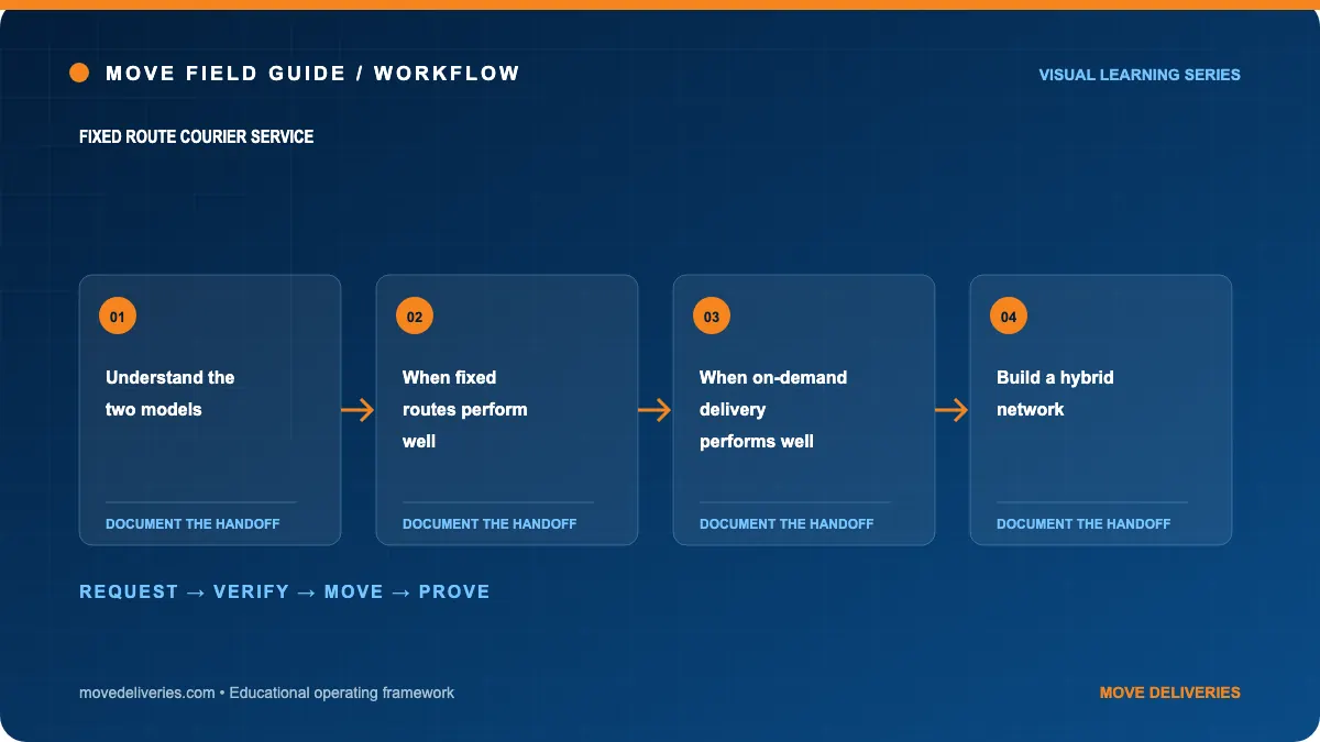Fixed-Route Courier vs. On-Demand Delivery: Which Model Fits?