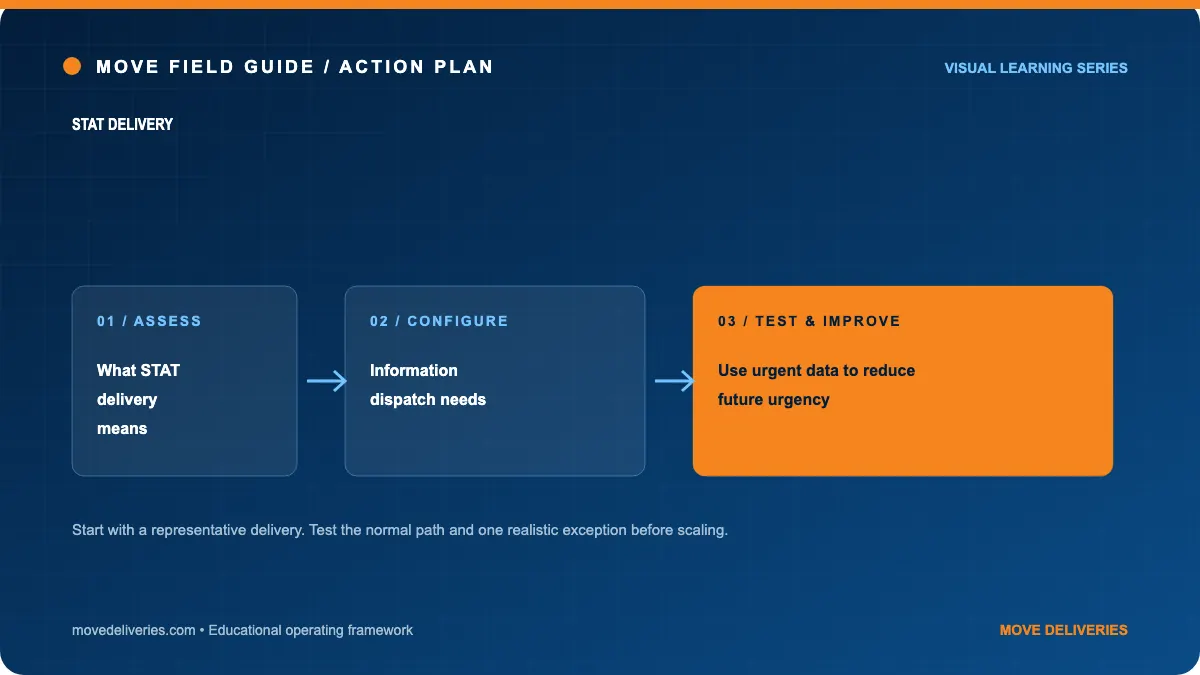 STAT delivery: action plan illustration