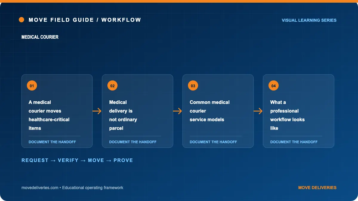 What Is a Medical Courier? Services, Training, and Technology Explained